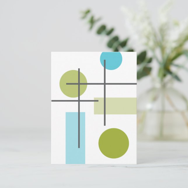 Cartão Postal Crosshatch 1 (Em pé/Frente)