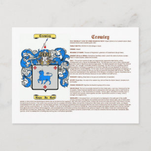 Cartão Postal Crowley (significando)