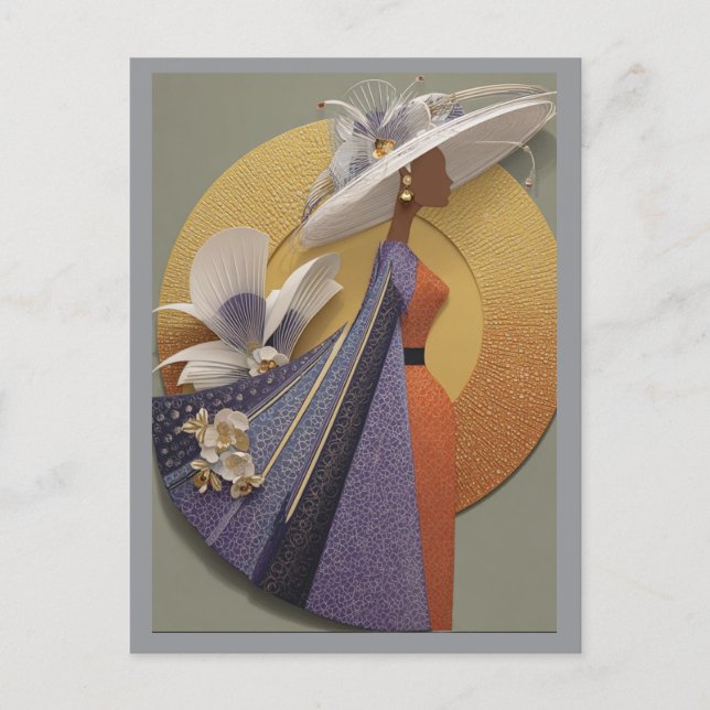 CARTÃO POSTAL CROWN ELEGANCE #3 (Frente)