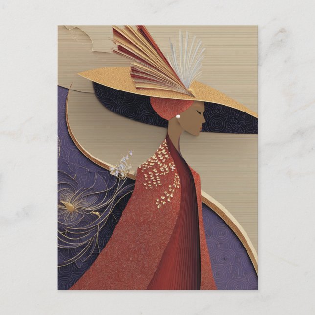 CARTÃO POSTAL CROWN ELEGANCE #4 (Frente)