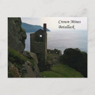 Cartão Postal Crown Mines Botallack Cornwall Inglaterra