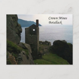 Cartão Postal Crown Mines Botallack Cornwall Inglaterra