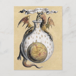 Cartão Postal Crucial da Multiplicação na Alquimia