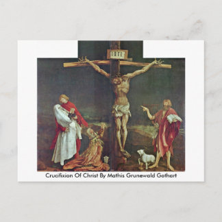 Cartão Postal Crucificação Do Cristo Por Mathis Grunewald Gothar