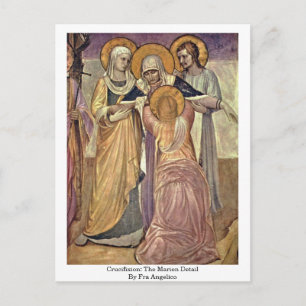 Cartão Postal Crucificação: O Detalhe Marien De Fra Angelico