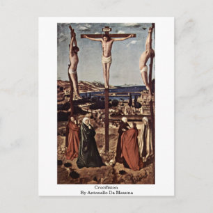 Cartão Postal Crucificação Por Antonello Da Messina