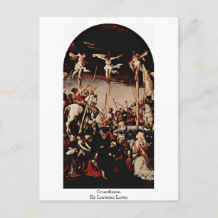 Cartão Postal Crucificação Por Lorenzo Lotto