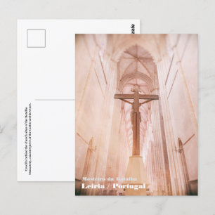 Cartão Postal Crucifixo atrás do altar do mosteiro da Batalha