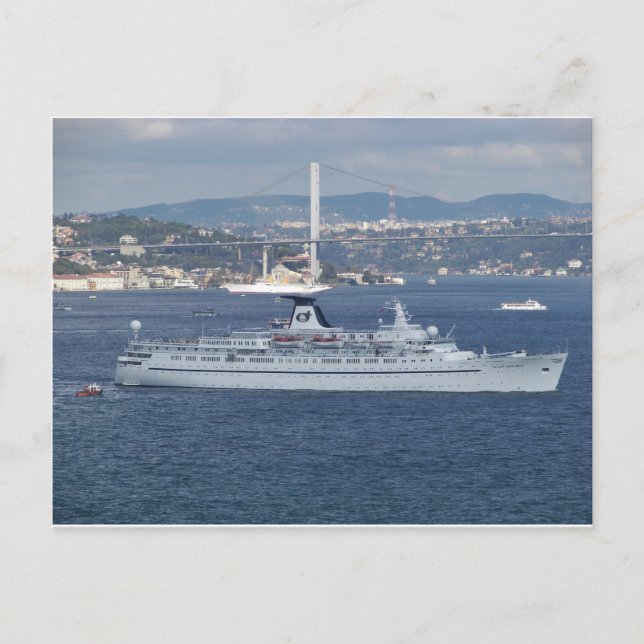 Cartão Postal Cruise Liner Ocean Monarch (Frente)