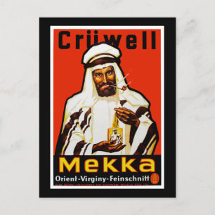 Cartão Postal Cruwell Mekka Tobacco