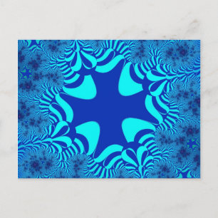 Cartão Postal Cruz azul oceânica