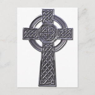 Cartão Postal Cruz Celta - Prata