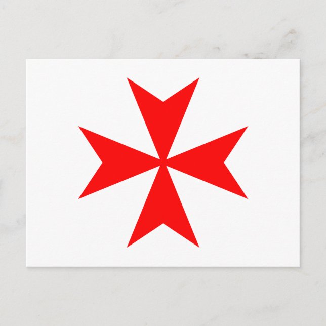 Cartão Postal Cruz de Malta (Frente)
