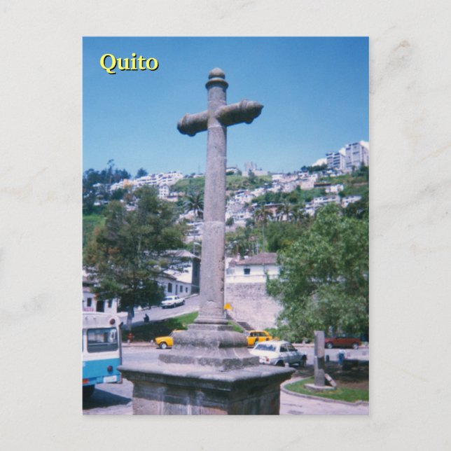 Cartão Postal Cruz em Guápulo (Frente)