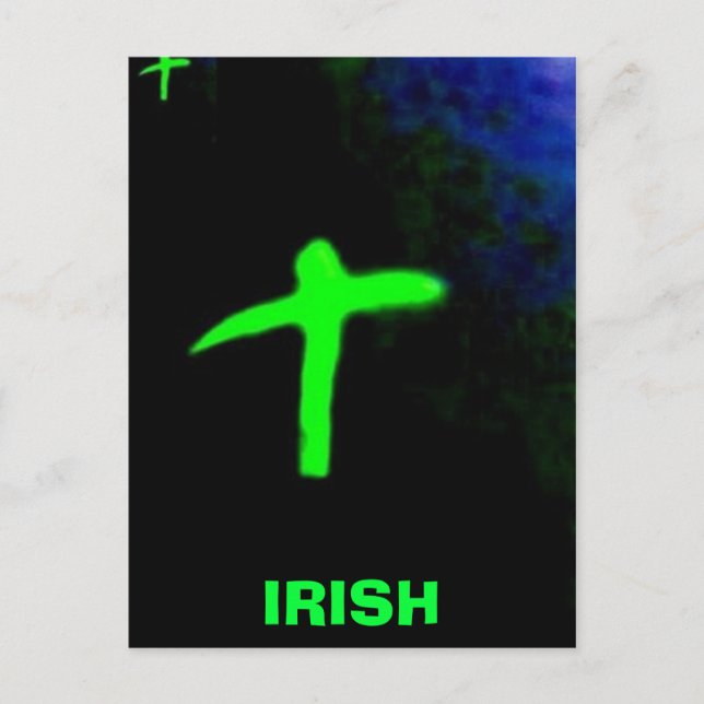 CARTÃO POSTAL CRUZ IRLANDESA (Frente)