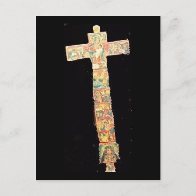 Cartão Postal cruz ortodoxa (Frente)