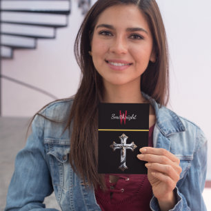 Cartão Postal Cruz visual cativante e elegante