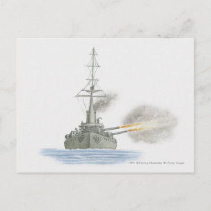 Cartão Postal Cruzador de batalha britânico