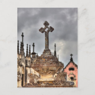 Cartão Postal Cruzamento de cemitério, Portugal