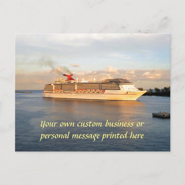 Cartão Postal Cruzamento em Nassau (Frente)