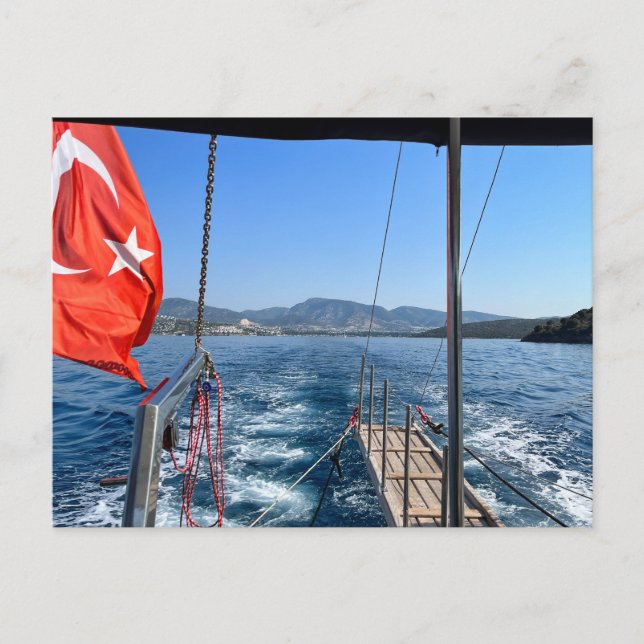 Cartão Postal Cruzamento No Mar Egeu (Frente)