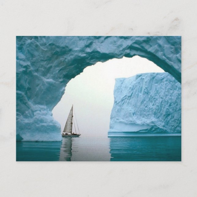 Cartão Postal Cruzando Antártica (Frente)