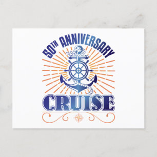 Cartão Postal Cruzeiro de Aniversário de 50 anos