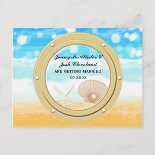 Cartão Postal Cruzeiro de Navio de Praia Engajamento de Porto Sa