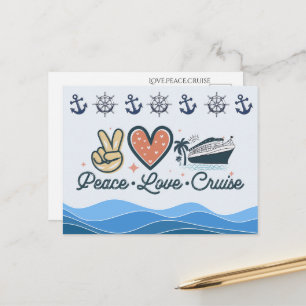 Cartão Postal Cruzeiro Paz Amor