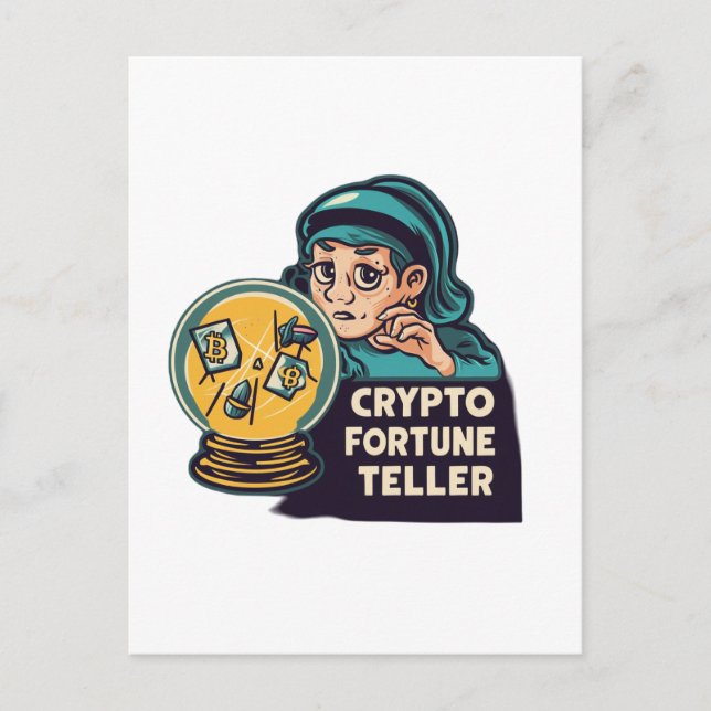 Cartão Postal Crypto Fortune Teller (Frente)