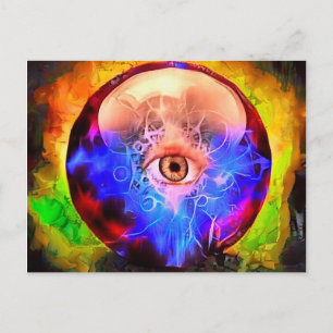 Cartão Postal Crystal Ball