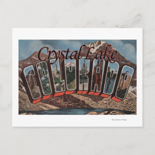 Cartão Postal Crystal Lake, Colorado - Grandes Cenas de Letra
