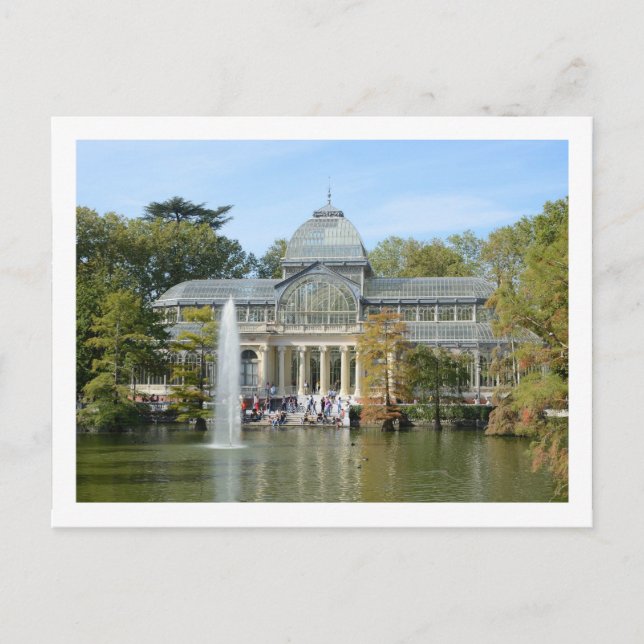 Cartão Postal Crystal Palace, Madrid (Frente)