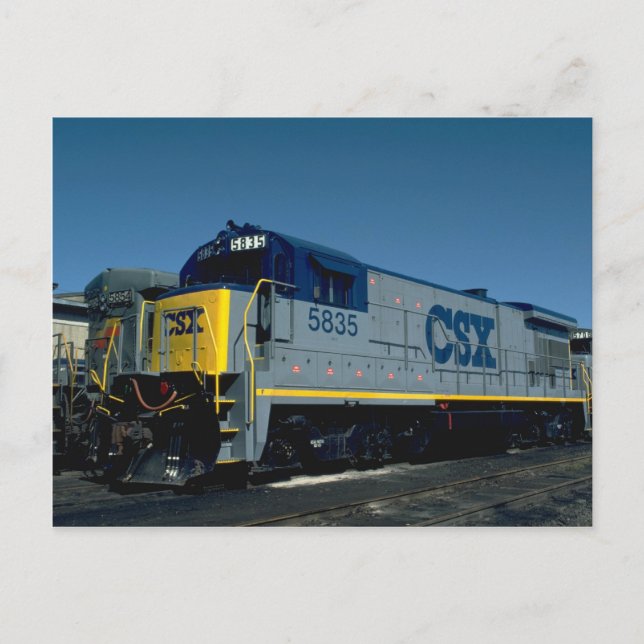 CARTÃO POSTAL CSX GE B36-7 (Frente)