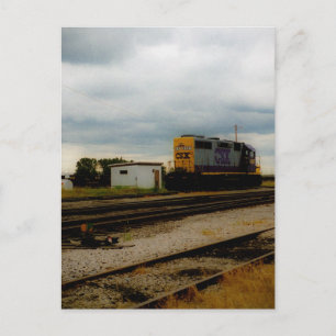 Cartão Postal CSX Railroad Dieesel Yard Engine Toledo, OH