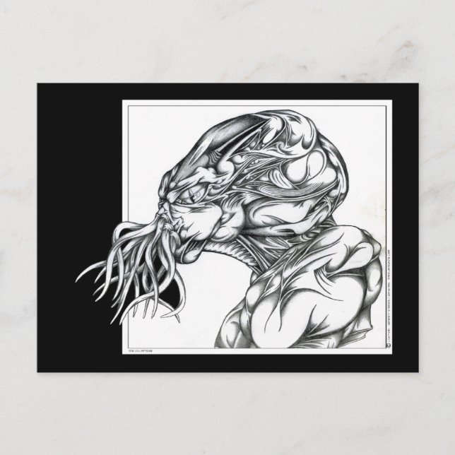 Cartão Postal Cthulhu (Frente)