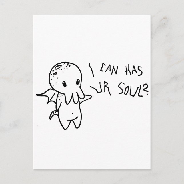 Cartão Postal Cthulhu (Frente)