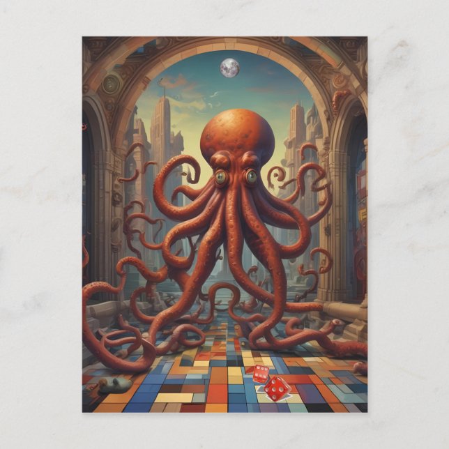 Cartão Postal Cthulhu Paradise Perdido (Frente)