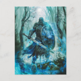 Cartão Postal Cú Chulainn "Guerreiro Heroico Celta de Ulster