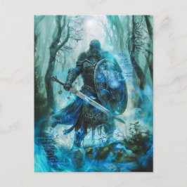 Cartão Postal Cú Chulainn "Guerreiro Heroico Celta do Ulster