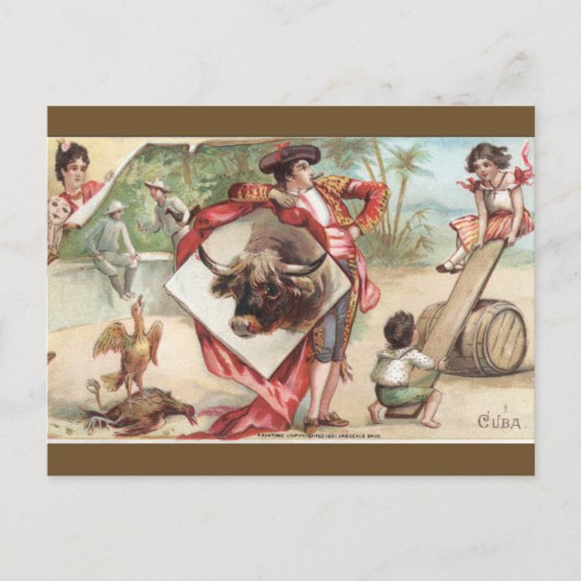 Cartão Postal Cuba Antiga (Frente)