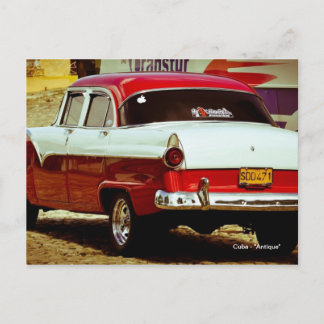 Cartão Postal Cuba - "Antiquado"