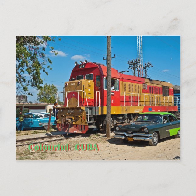 Cartão Postal Cuba colorida (Frente)