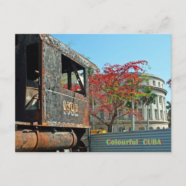 Cartão Postal Cuba colorida (Frente)