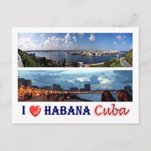 Cartão Postal Cuba - Eu Amo Havana -
