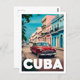 Cartão Postal Cuba, famosa Viagem