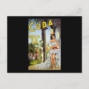 Cartão Postal Cuba Feriada Ilha Dos Trópicos
