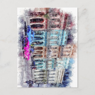 Cartão Postal Cuba Havana Cubana Old Car Caribe Beach