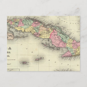 Cartão Postal Cuba, Jamaica E Porto Rico