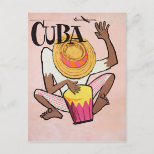 Cartão Postal Cuba, viagem vintage